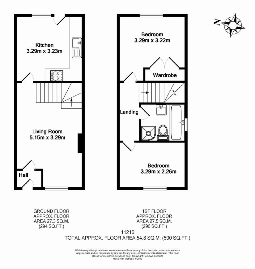 2 Bedrooms Semi-detached house to rent in Hamilton Close, Banbury OX16