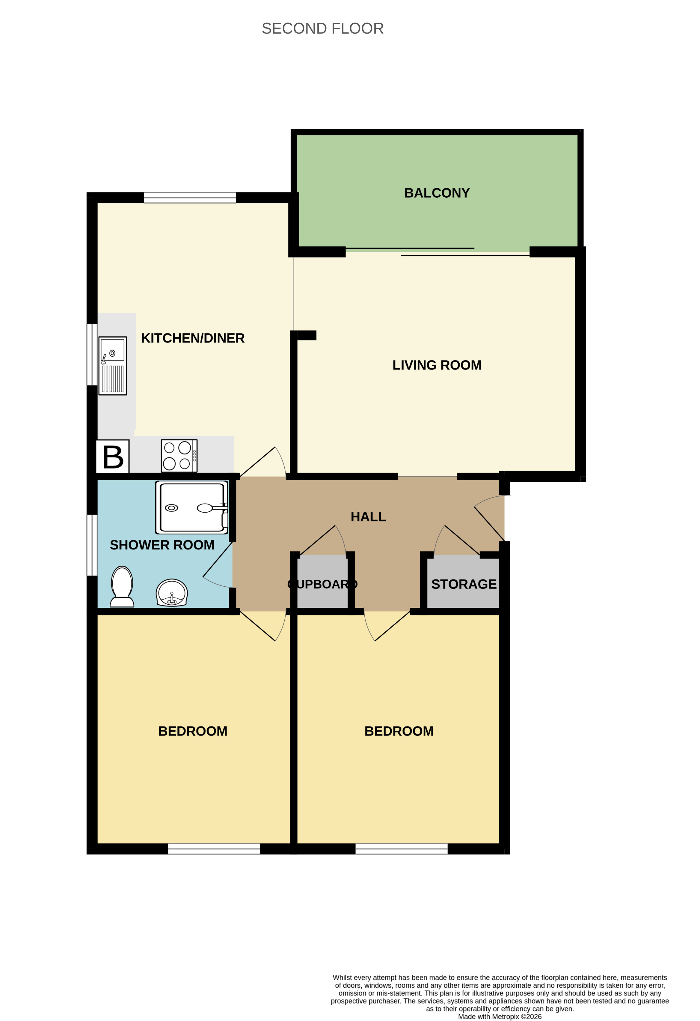 5, Murray House, Thorpe Bay floorplan