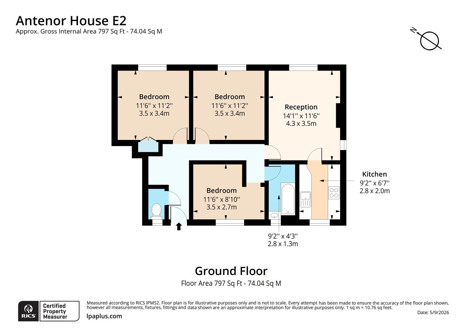 Old Bethnal Green Road, London floorplan