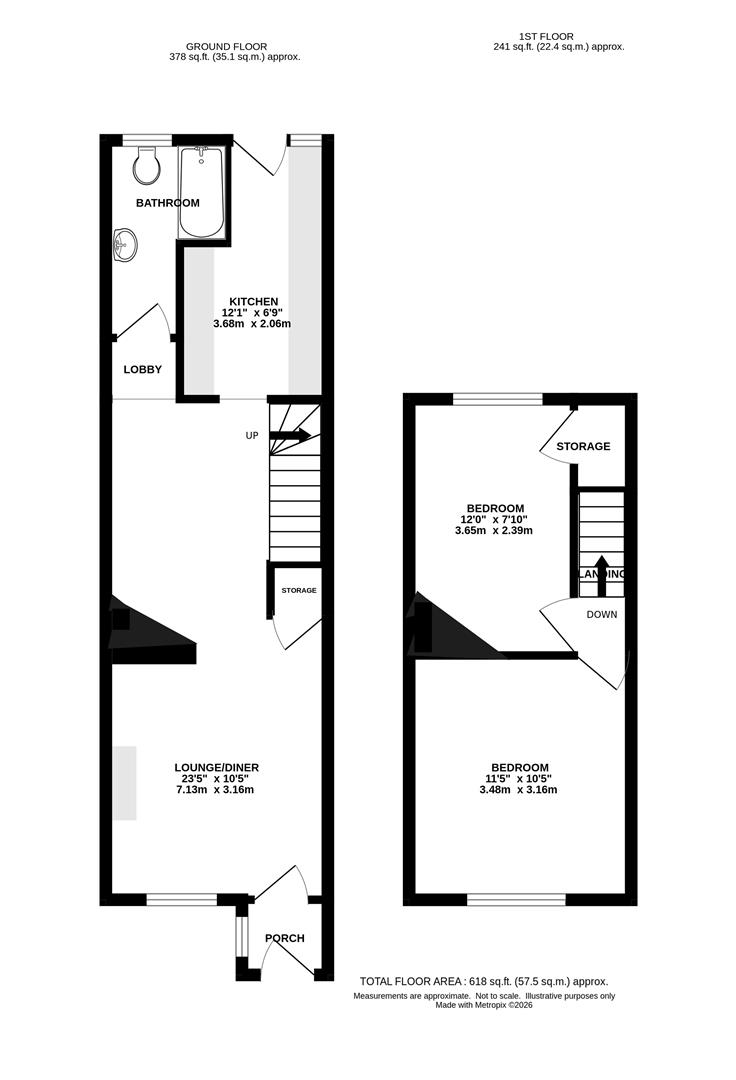 16, St. Peters Road, Brentwood floorplan