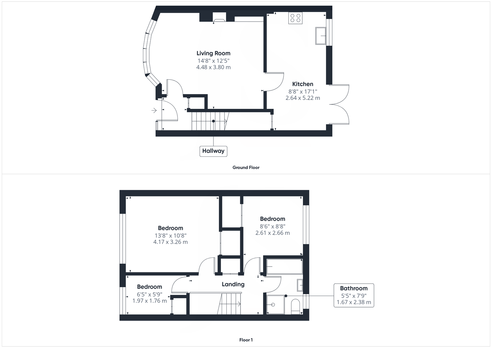 1, Pilgrims Close, Worthing floorplan