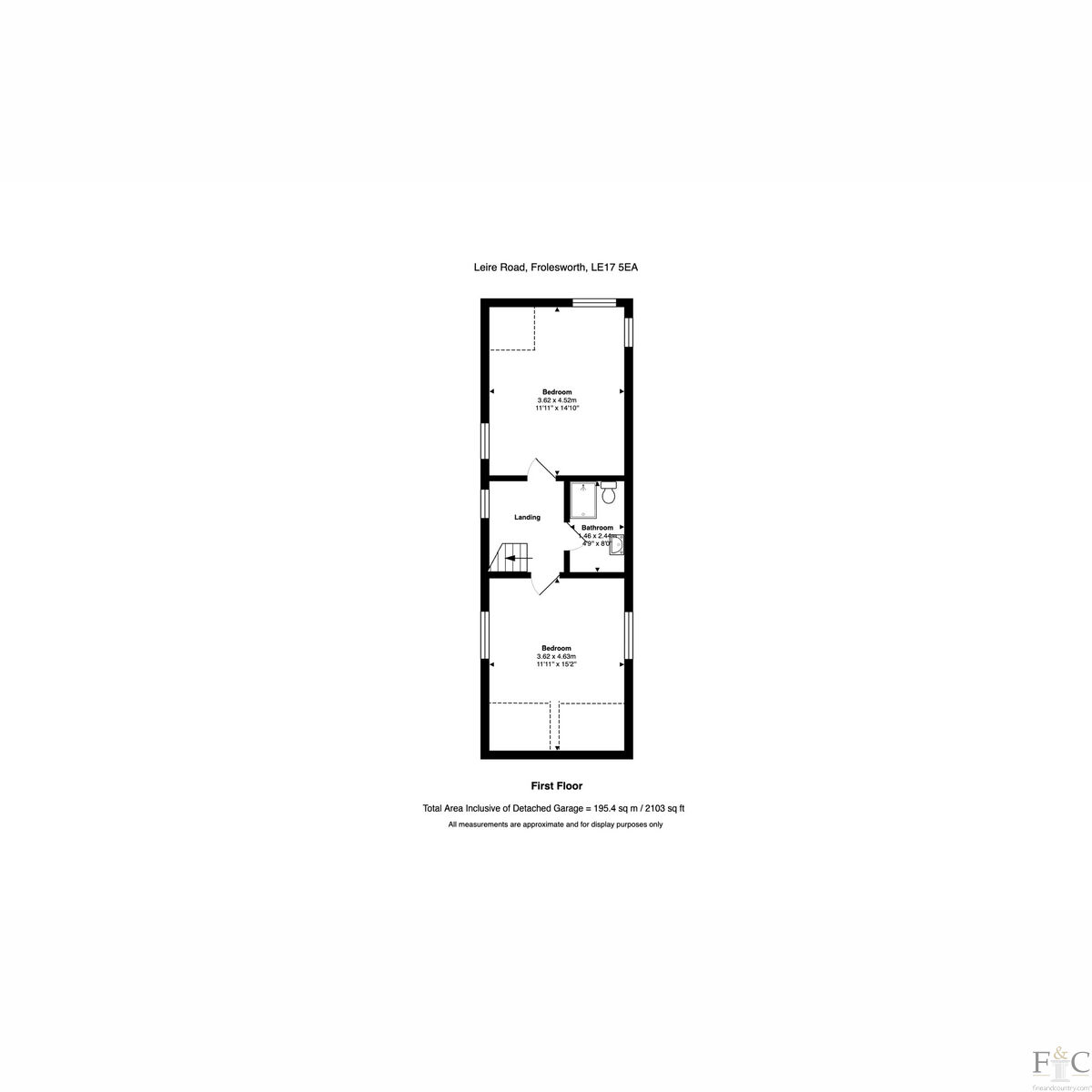 00, Leire Road, Frolesworth floorplan