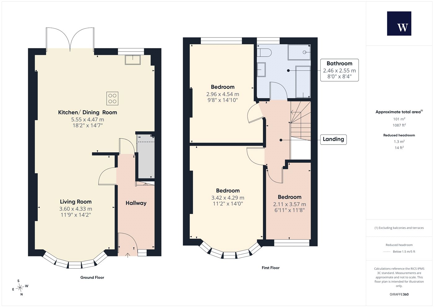 100, Pendennis Road, London floorplan