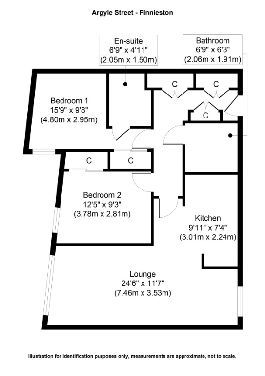 2 Bedrooms Flat for sale in Argyle Street, Finnieston, Glasgow G3