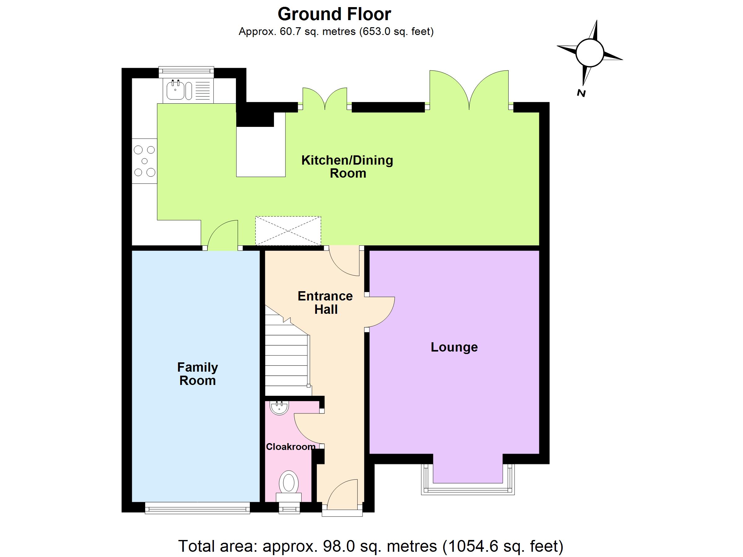 7, Swale Drive, Wellingborough floorplan