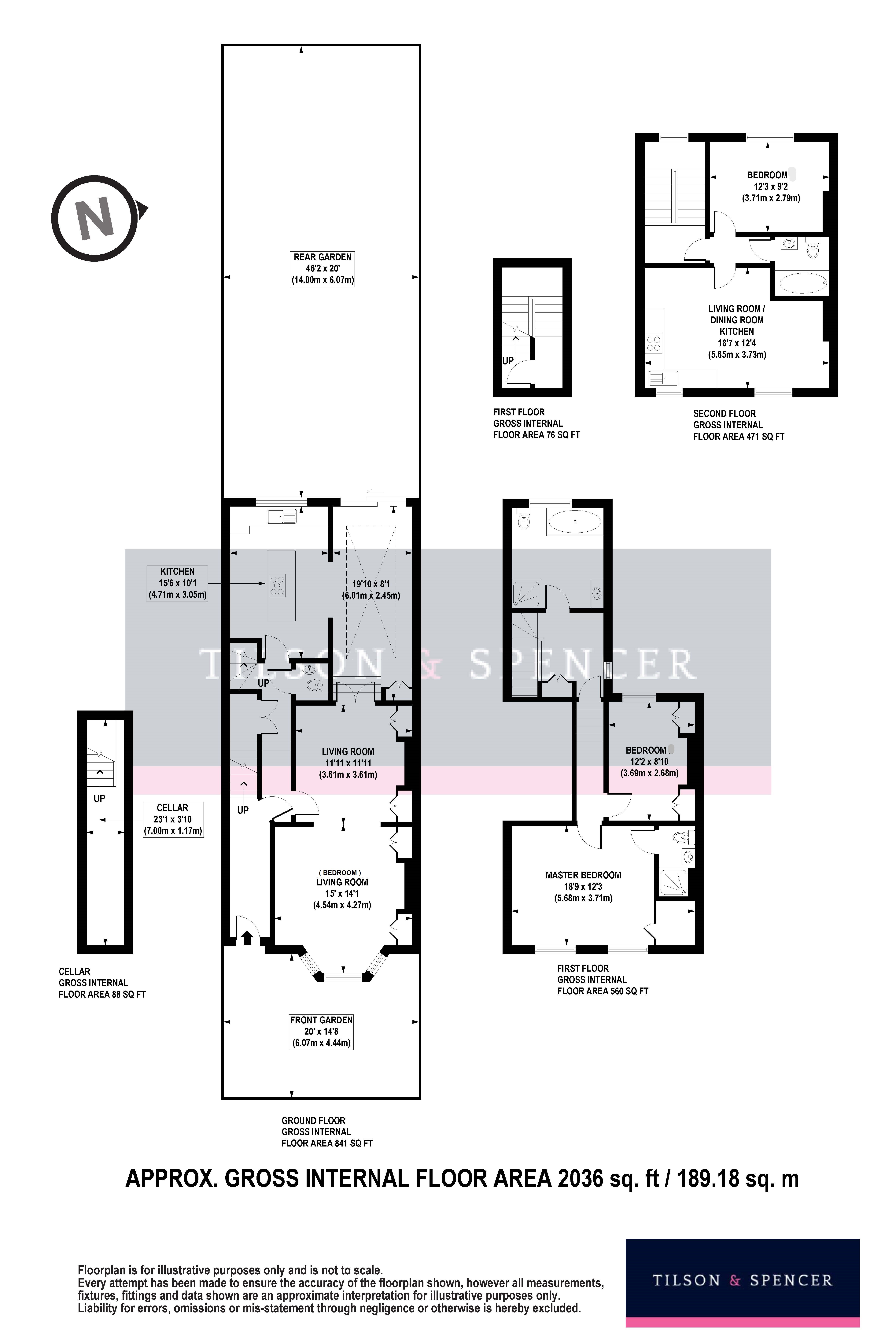 25, Eldon Road, London floorplan