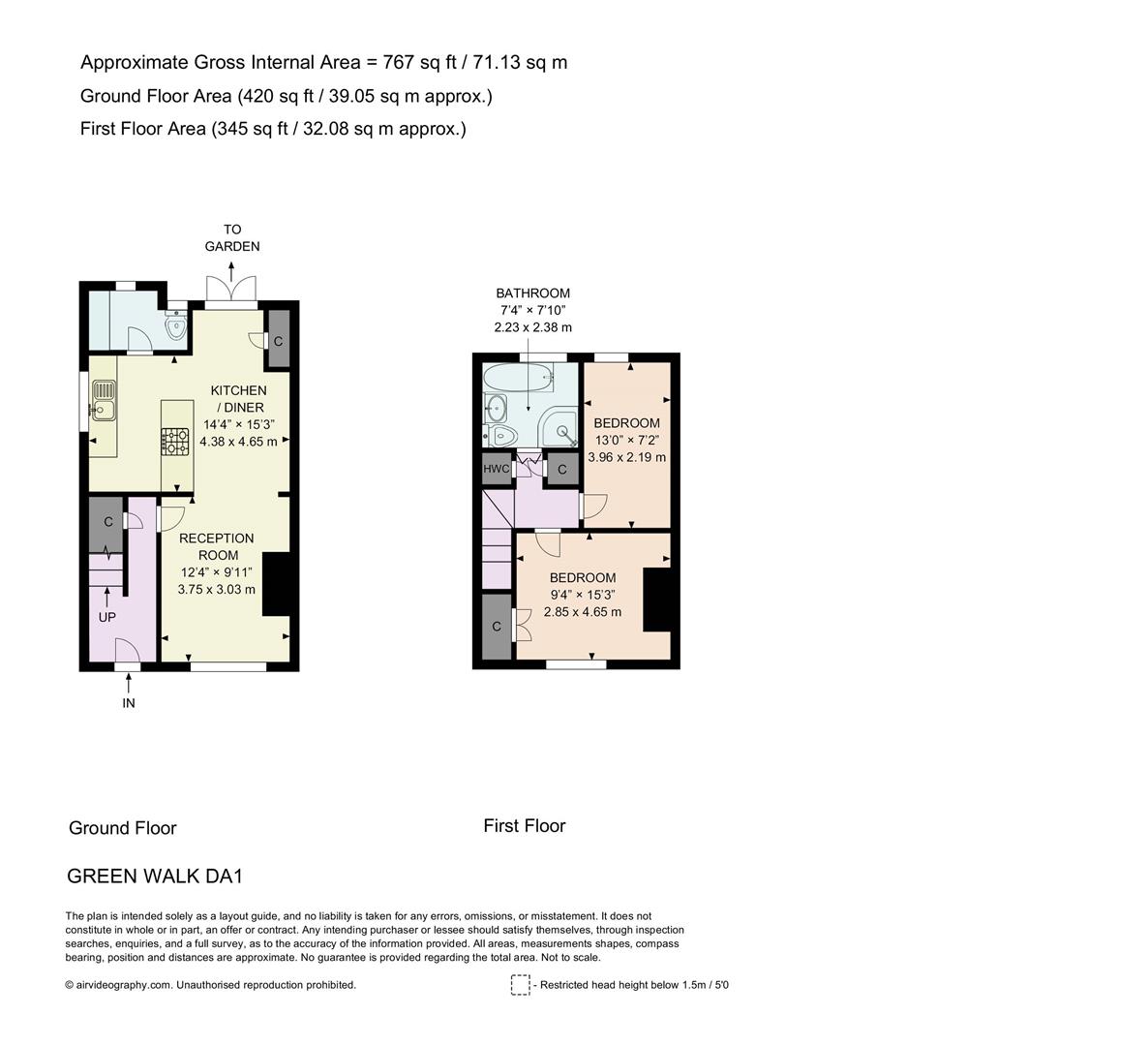 77, Green Walk, Dartford floorplan