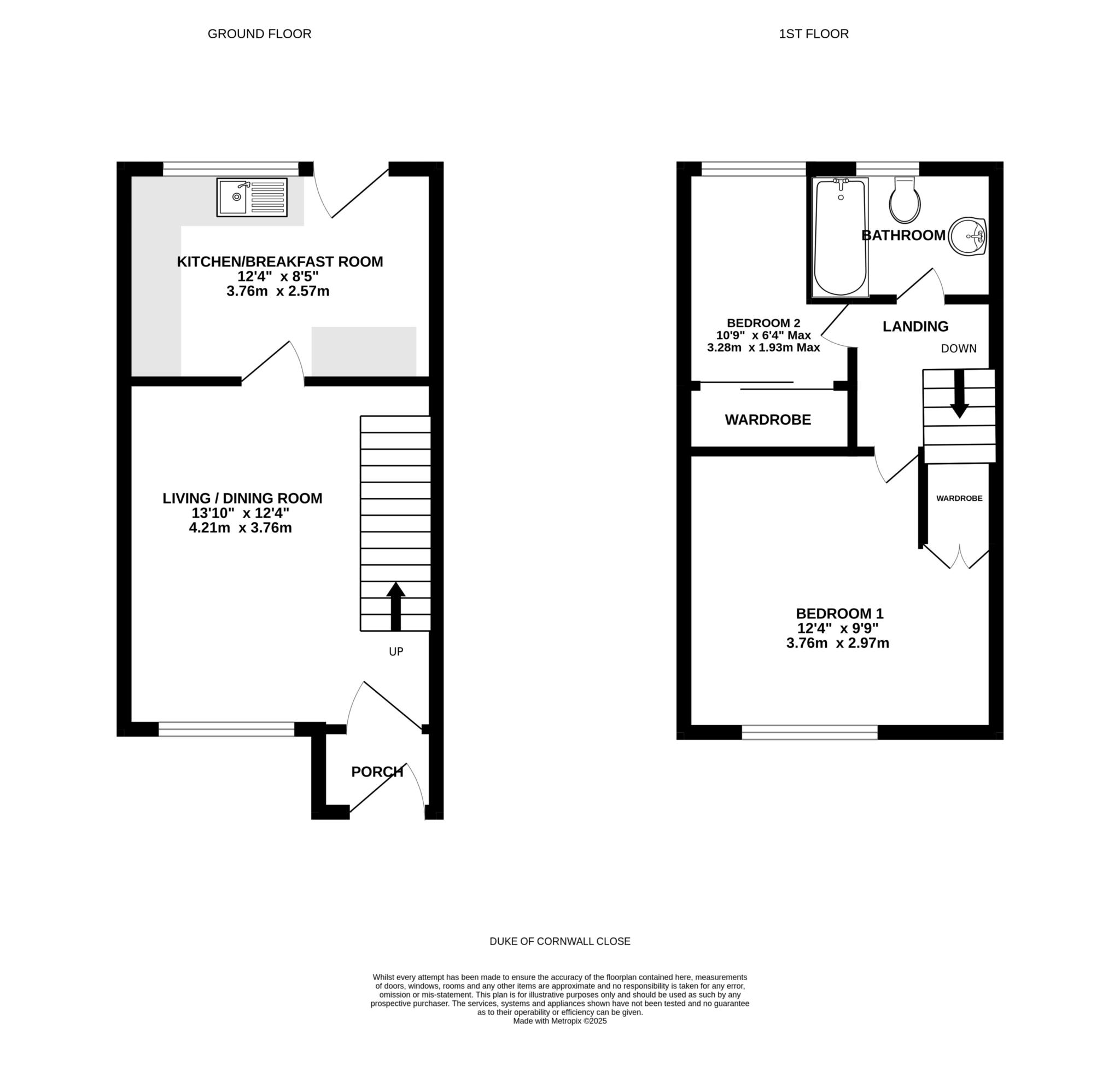 5, Duke Of Cornwall Close, Exmouth floorplan