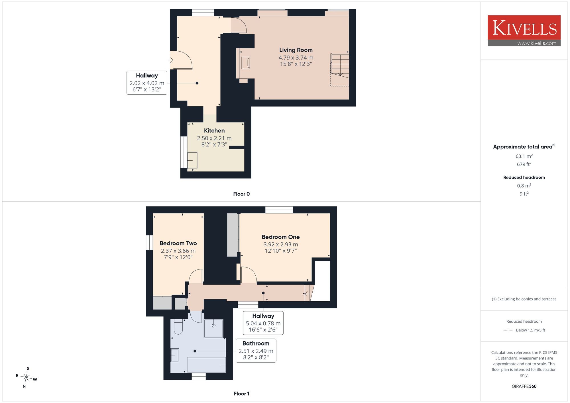2 Ford Cottages, Holsworthy floorplan