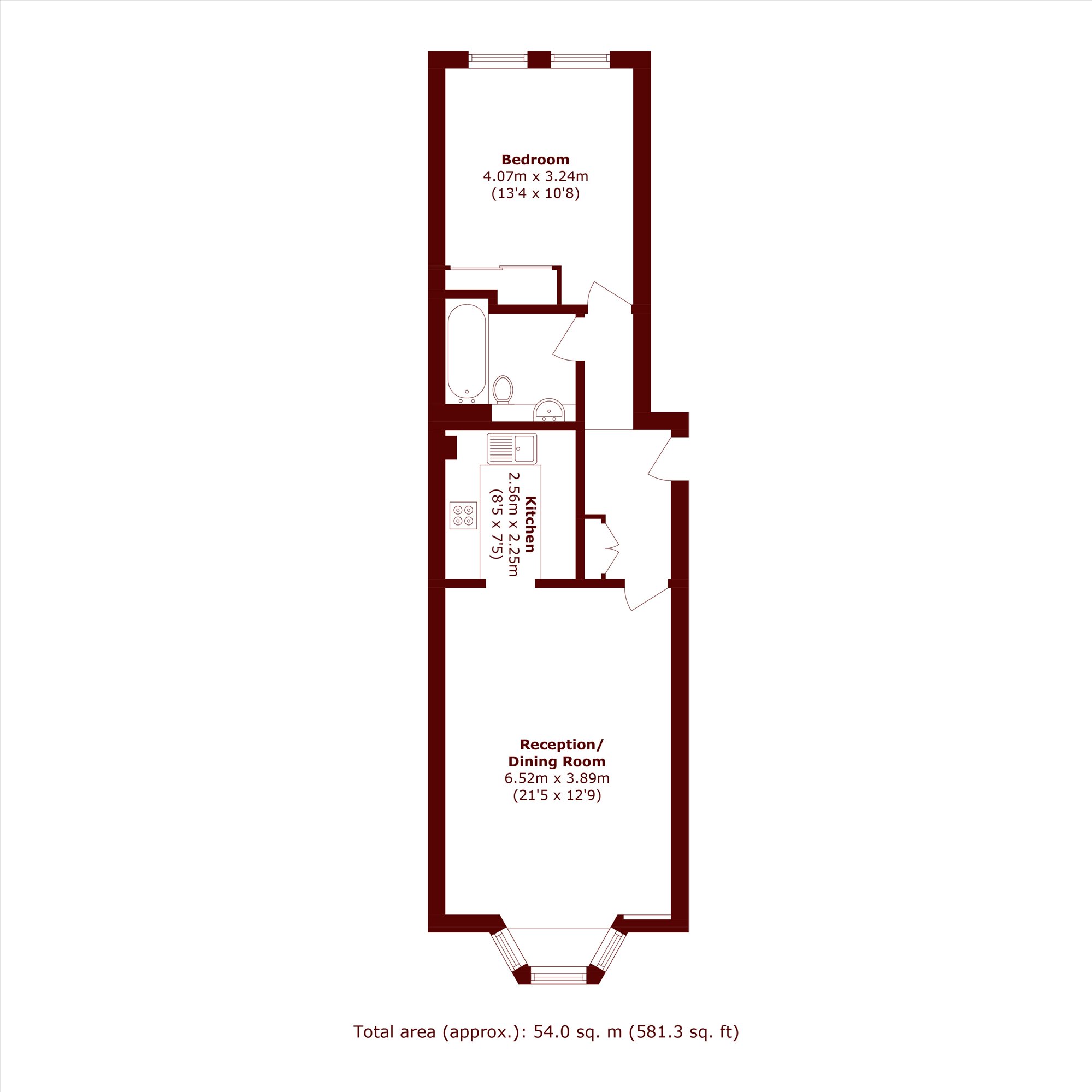 Flat 5, 26, Pelham Road, London floorplan