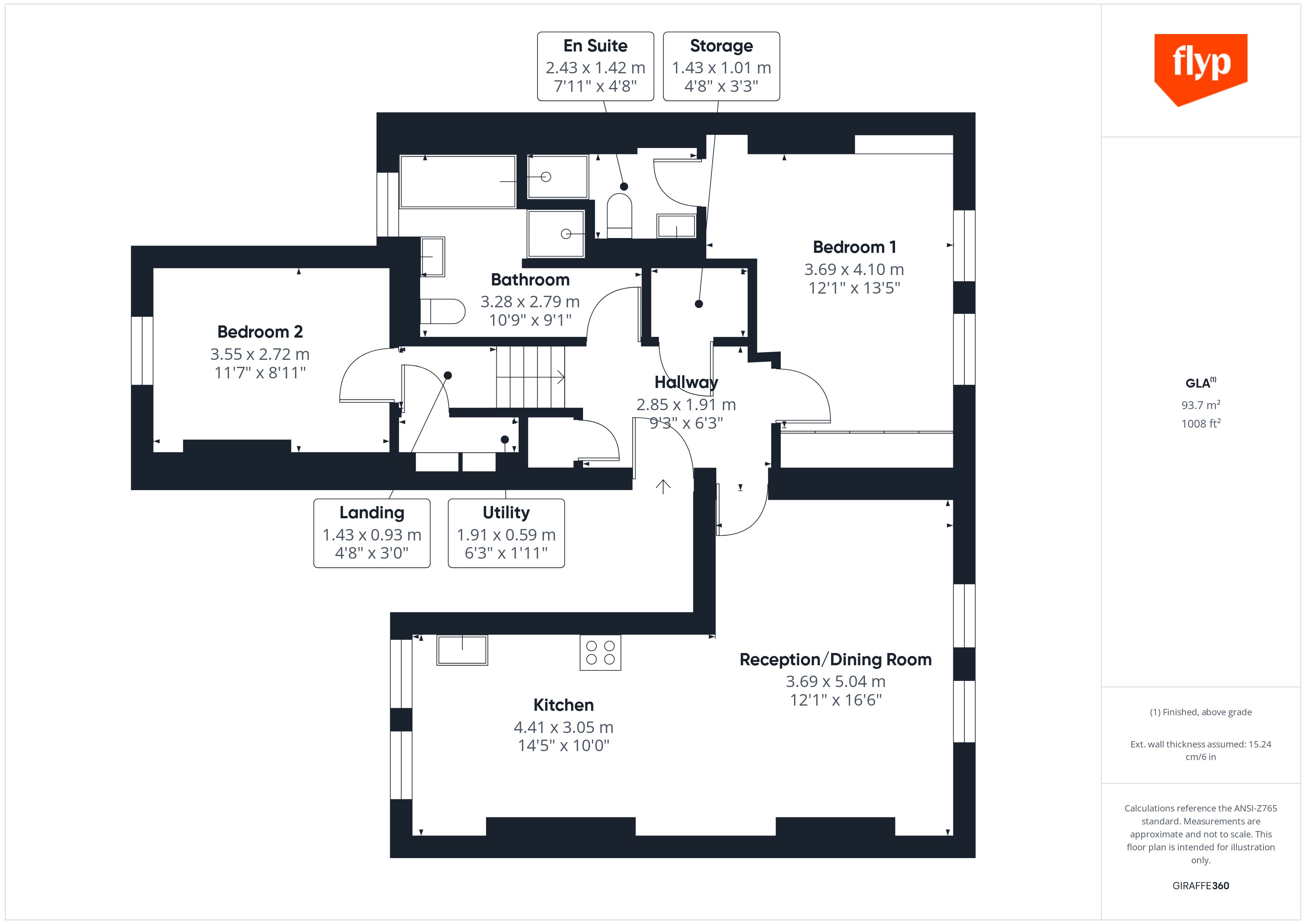 Flat 2, 110, Brick Lane, London floorplan