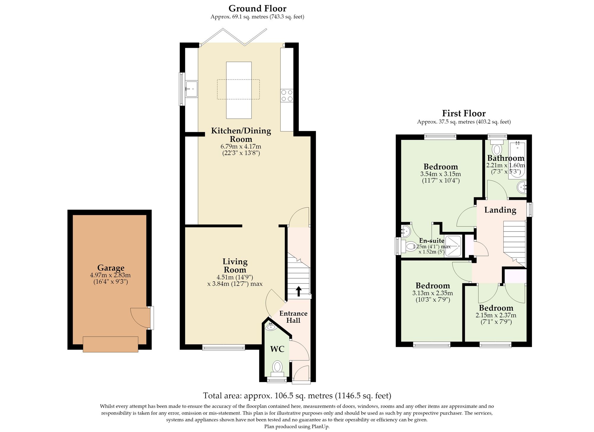 38 Millers Drive, Diss floorplan