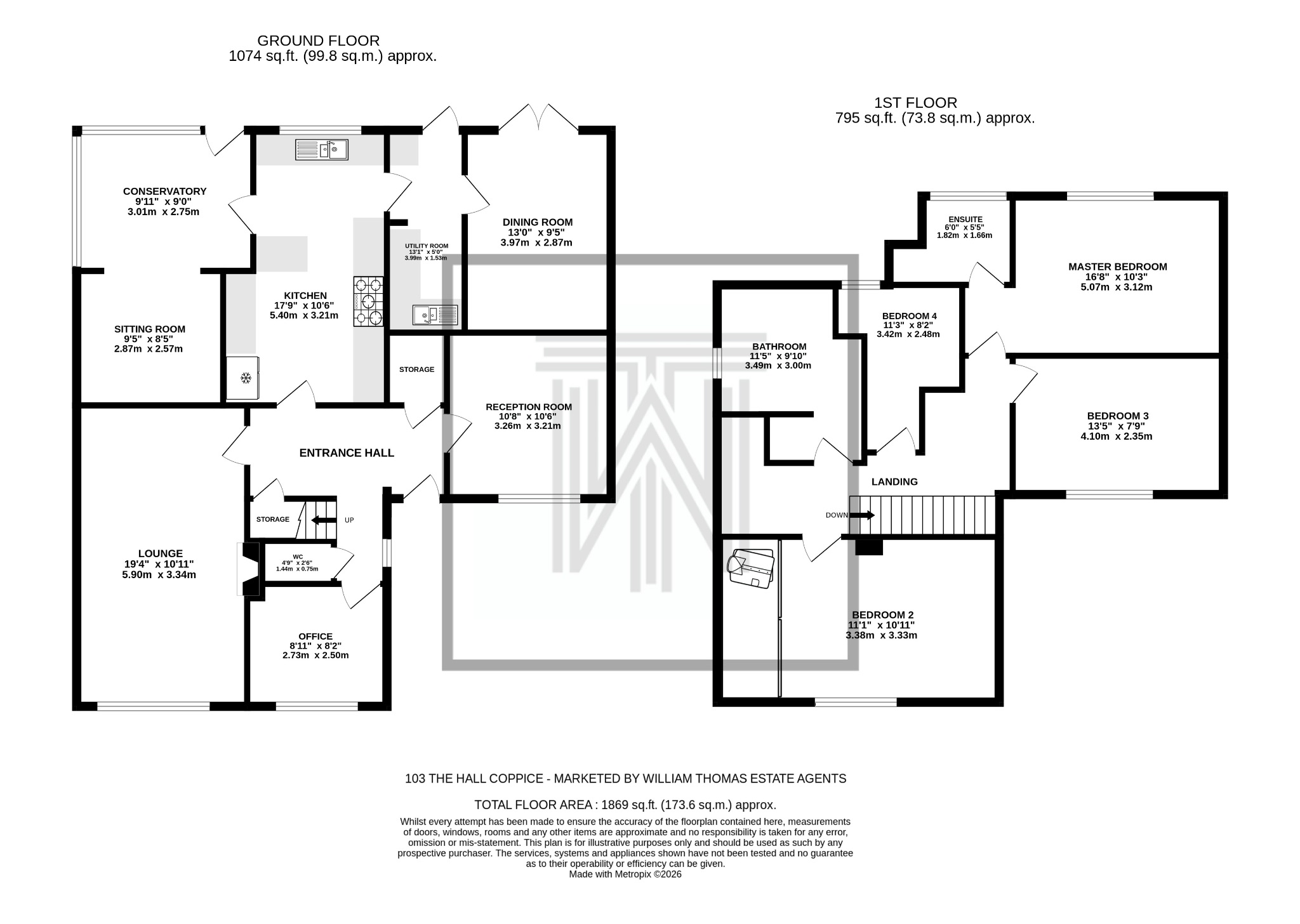 103 The Hall Coppice, Bolton floorplan