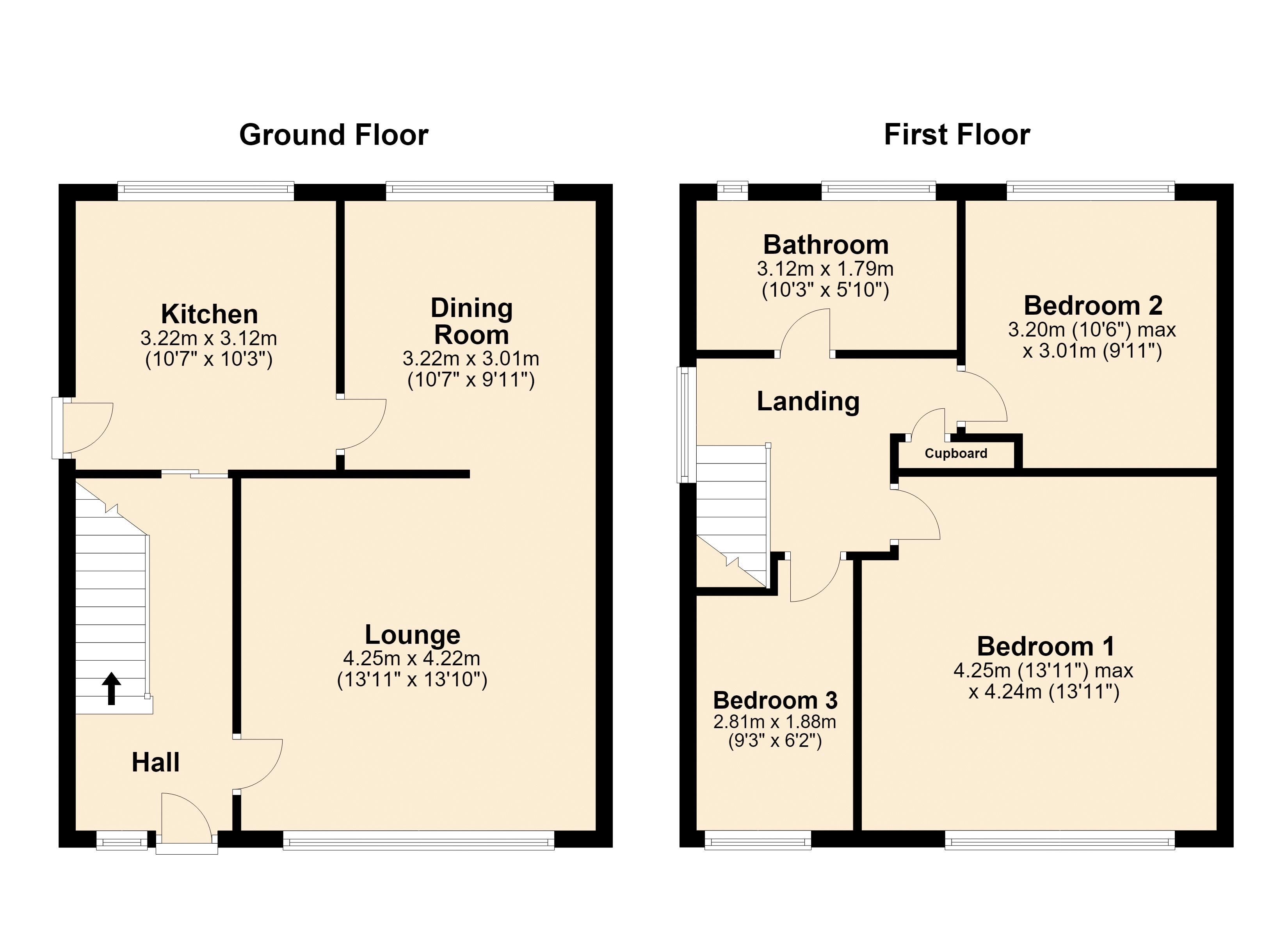 64, War Office Road, Rochdale floorplan