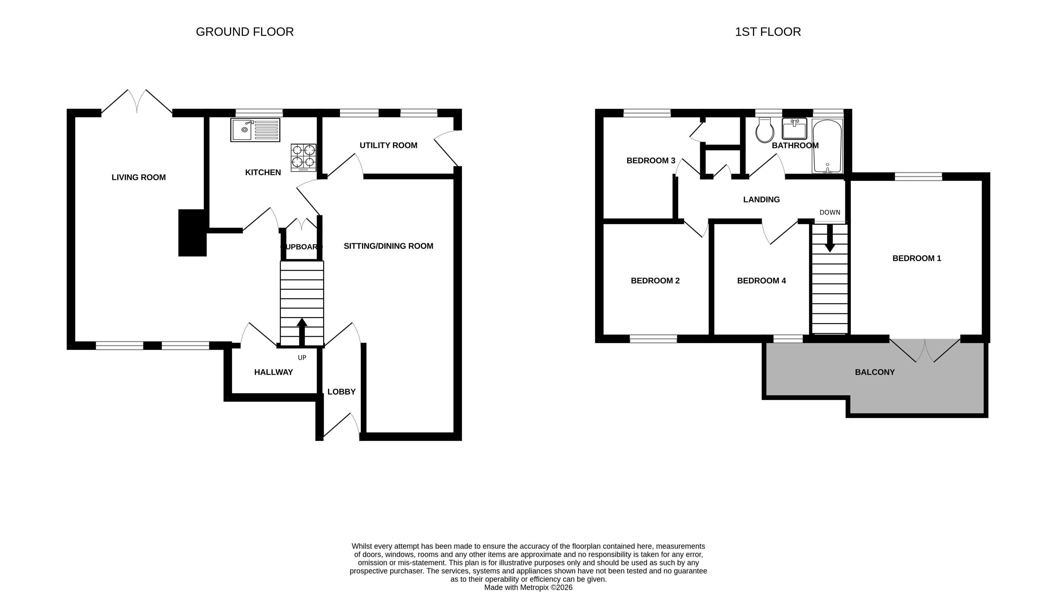 34, Mill Road, Great Yarmouth floorplan