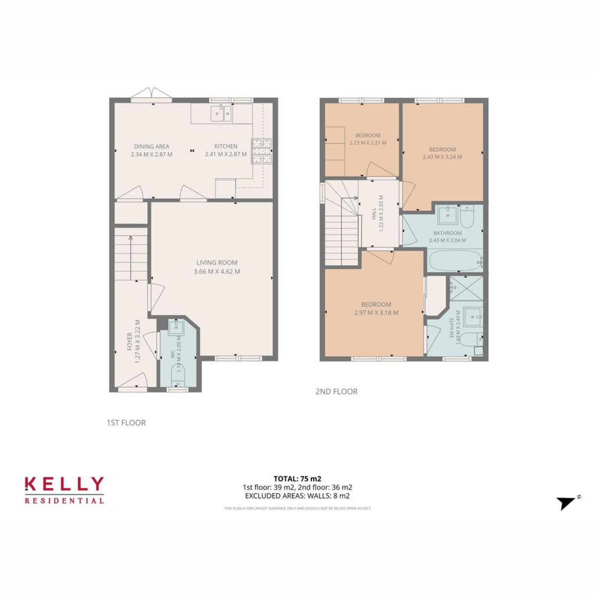 8, Northwood Close, Glasgow floorplan