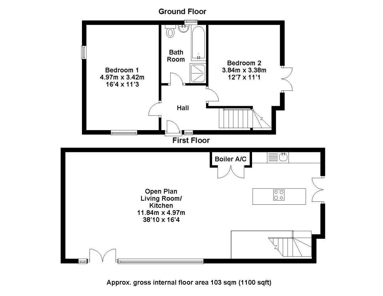 2, Harts Yard, Saffron Walden floorplan