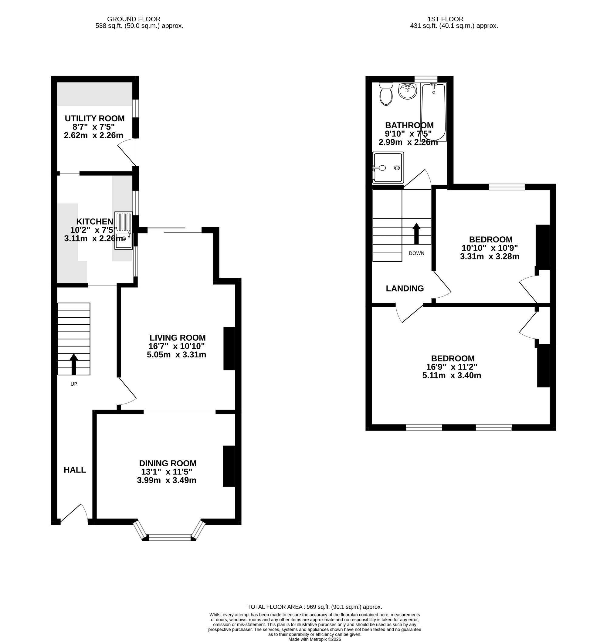 4 Windsor Terrace, Newport floorplan