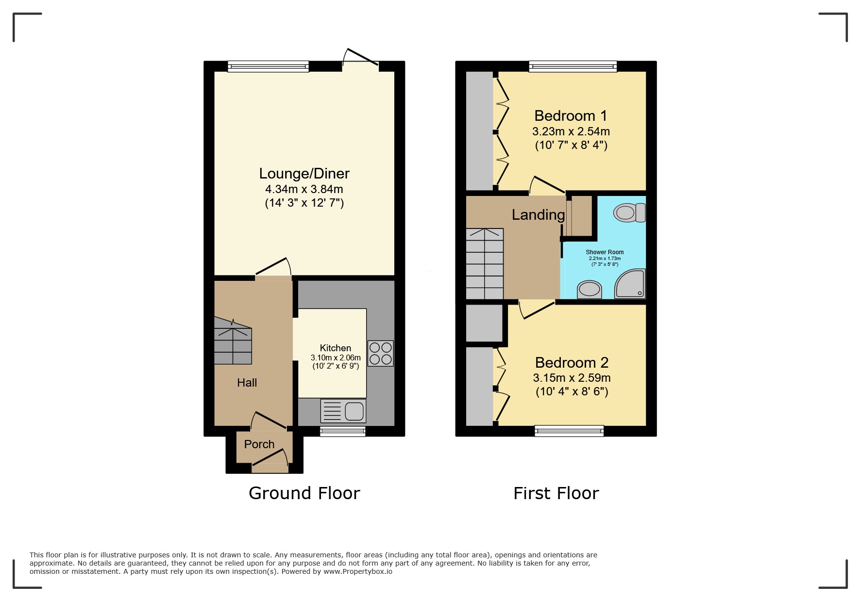 12, The Buntings, Farnham floorplan