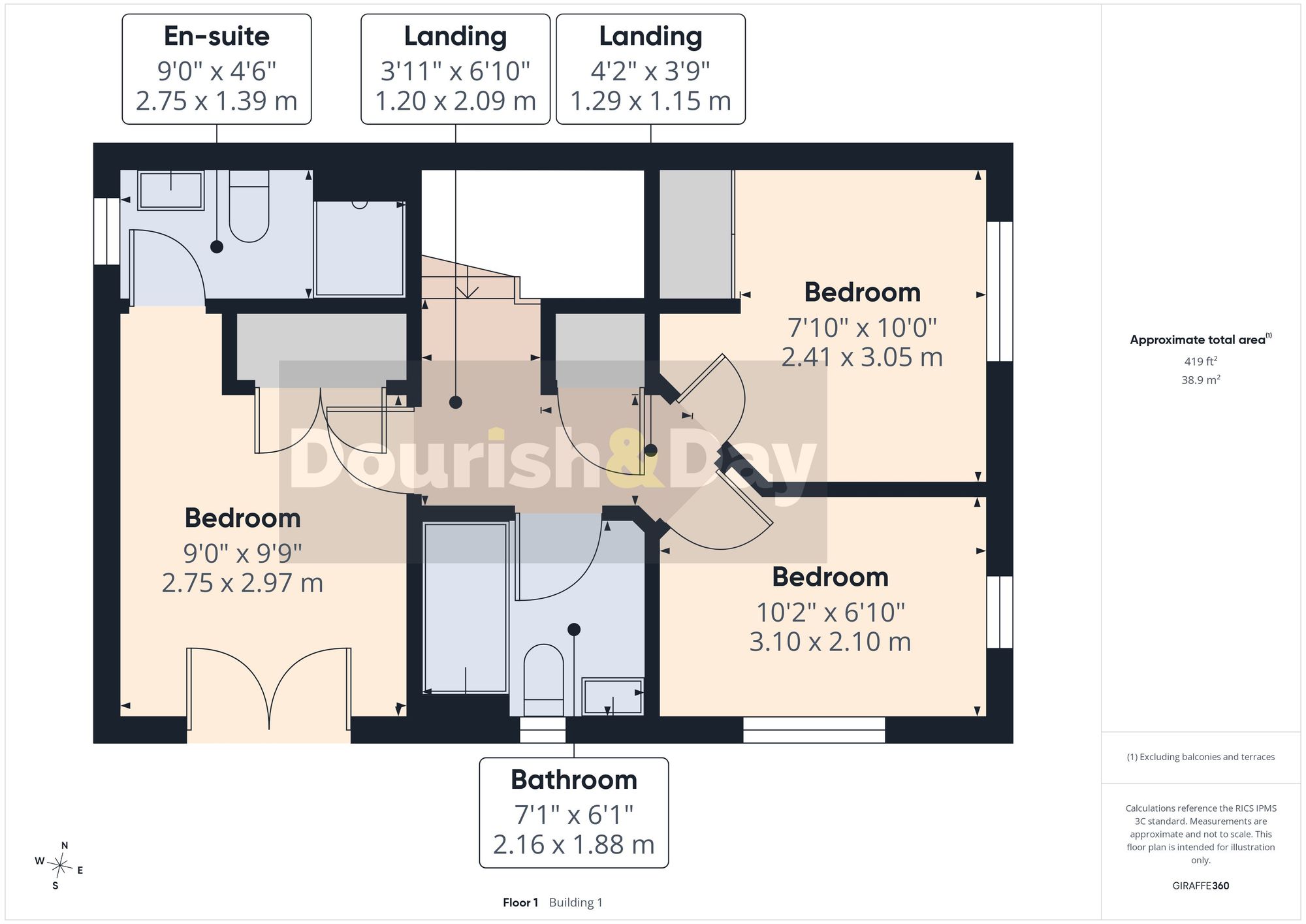 41 Delphinium Place, Stafford floorplan