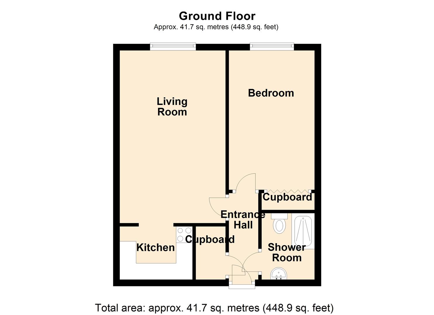 1 bed flat for sale in Friars Court, Queen Anne Road, Maidstone ME14