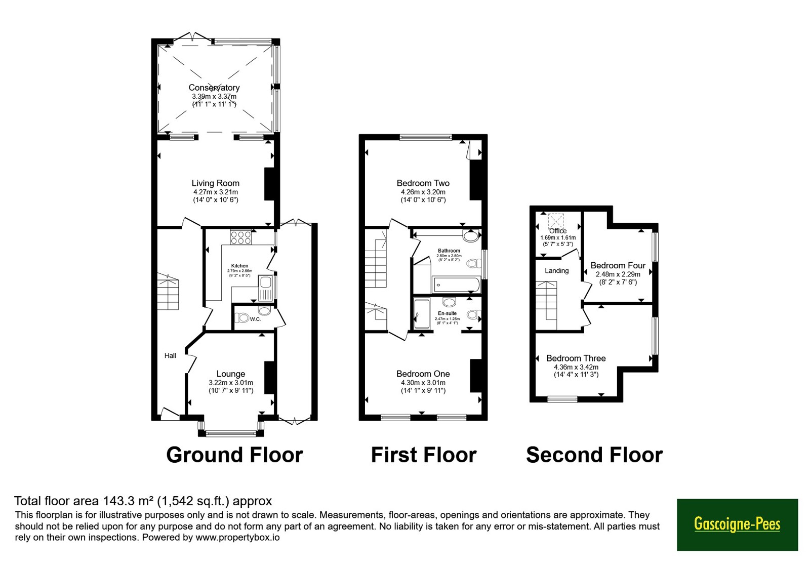 Beckingham Road, Surrey floorplan
