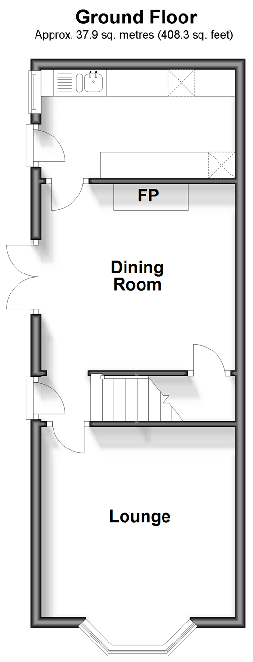 2 bed semidetached house for sale in St. John's Road, Wroxall, Isle Of