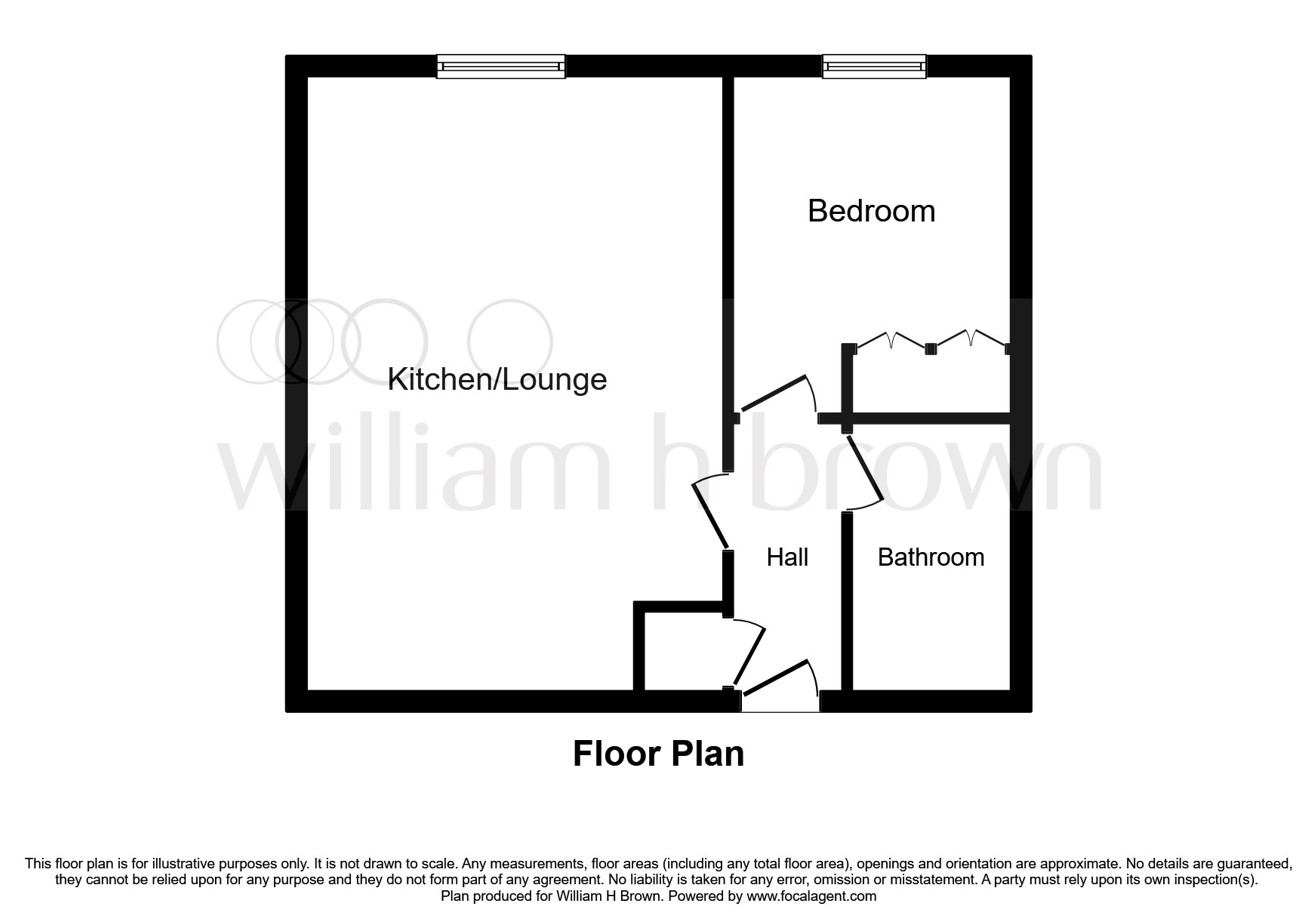 134, Regent House, Hubert Road, Brentwood floorplan