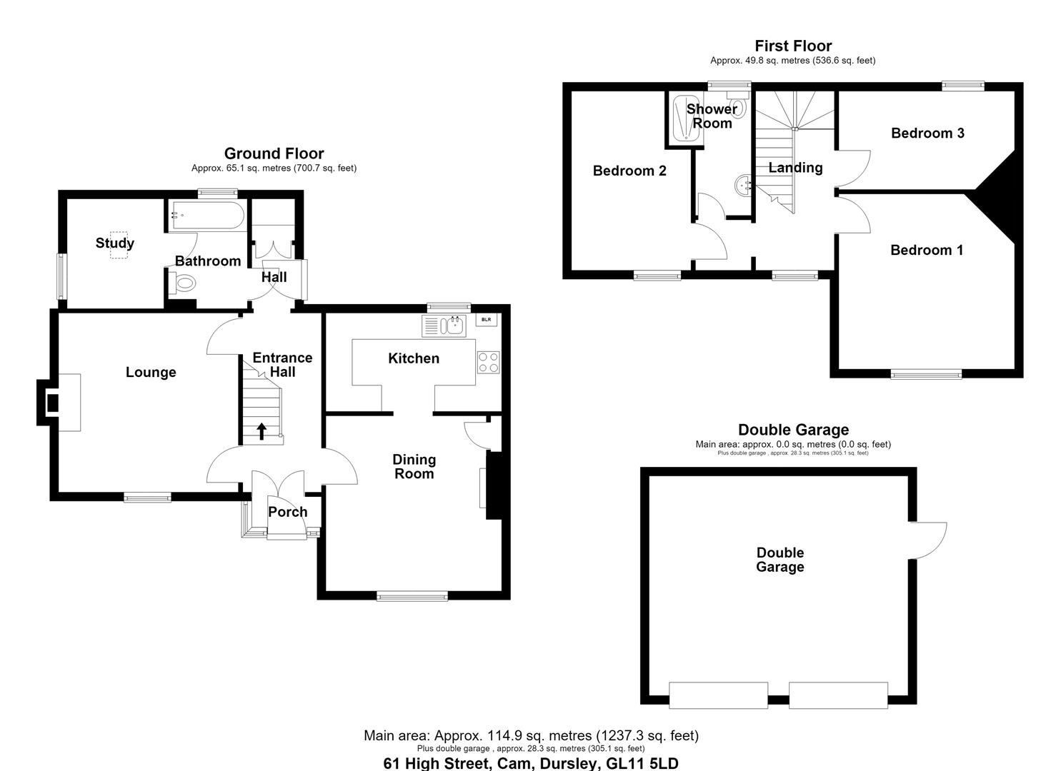 61, High Street, Cam floorplan