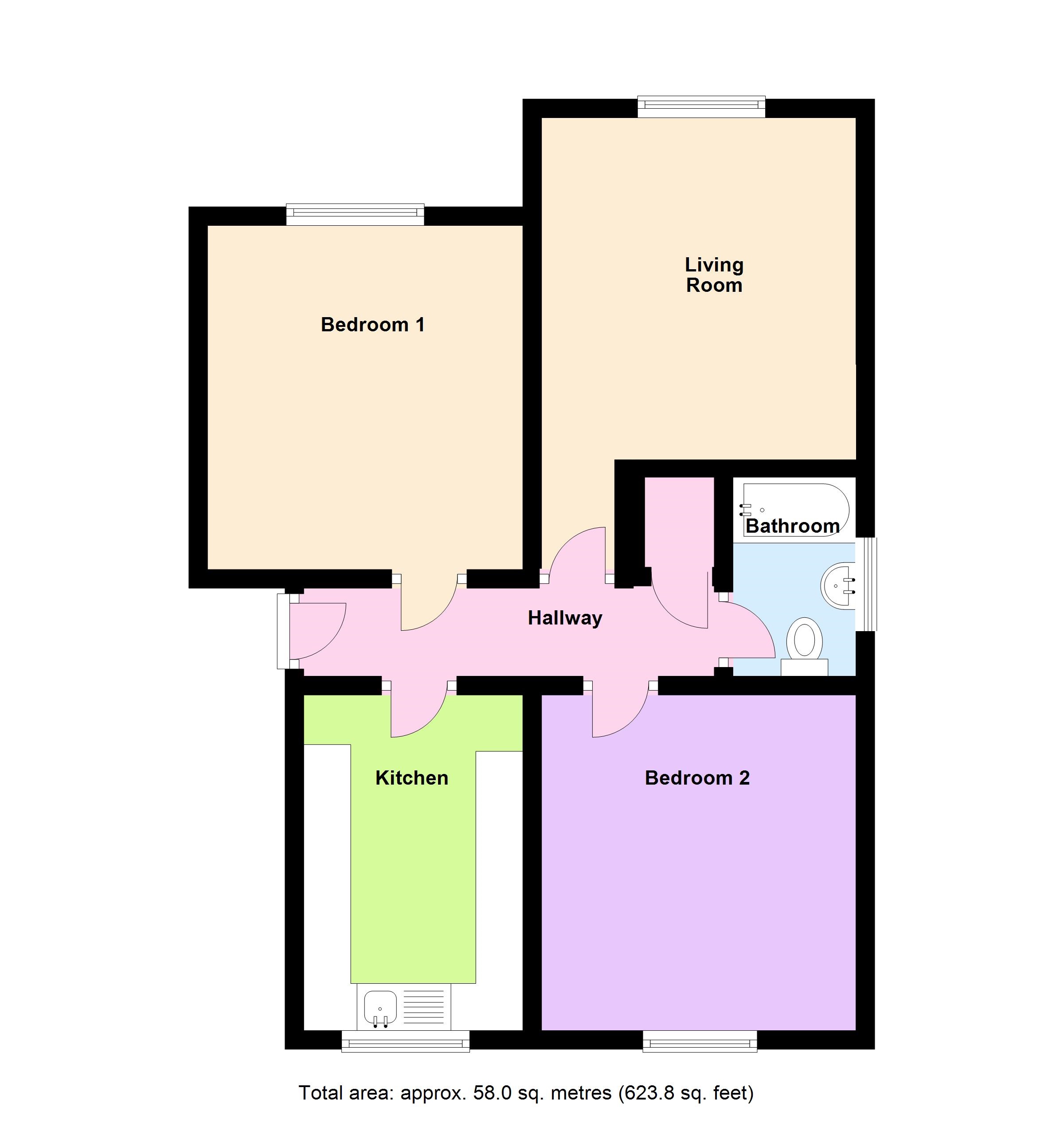 1 Pine Court,, Southcliffe Drive, Shipley floorplan