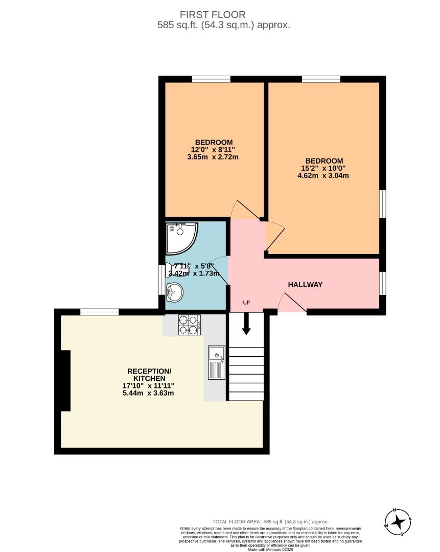 32C, Walford Road, London floorplan