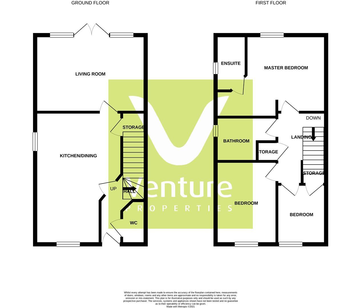 1, St. Georges Way, Durham floorplan