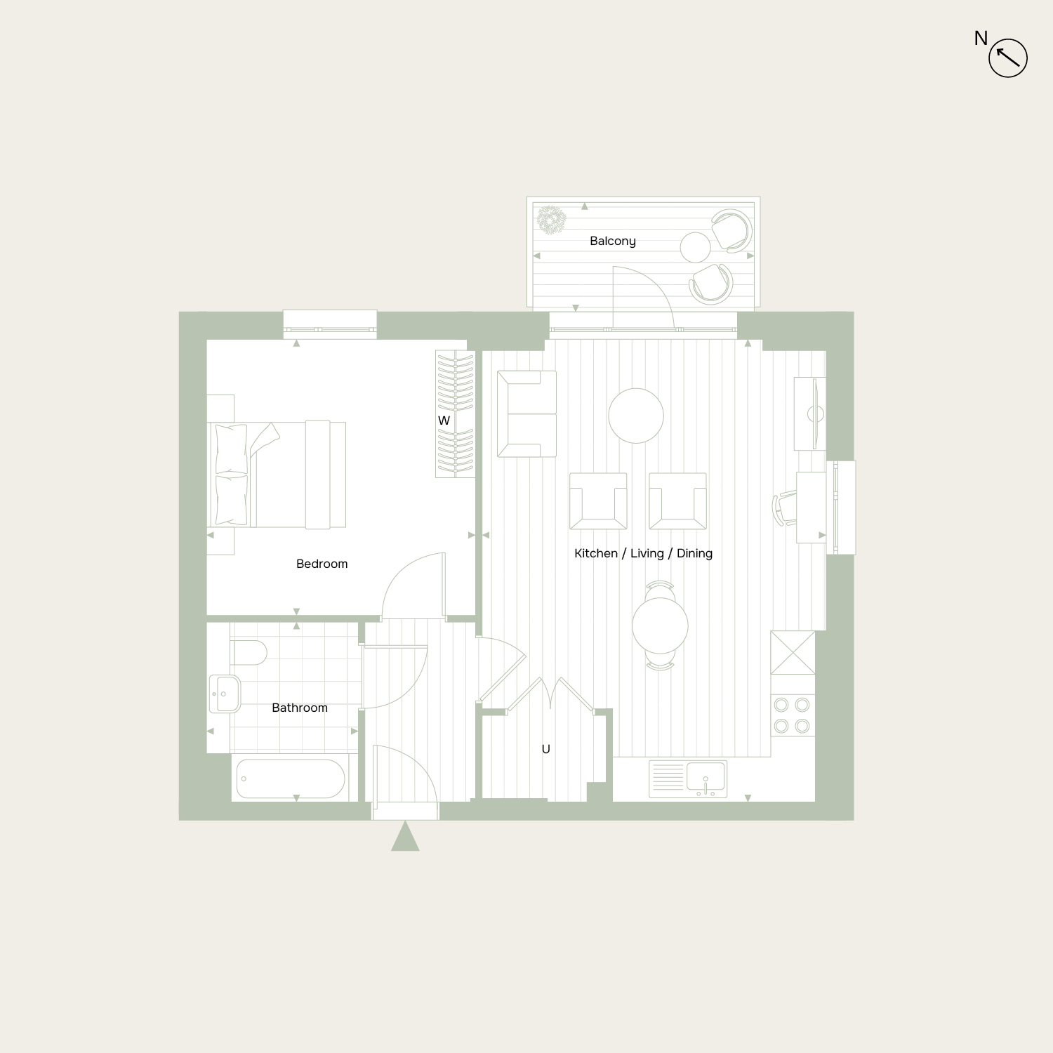 H4422100, Meadowlark House, Moorhen Drive, Tyrrel Way, Hendon floorplan