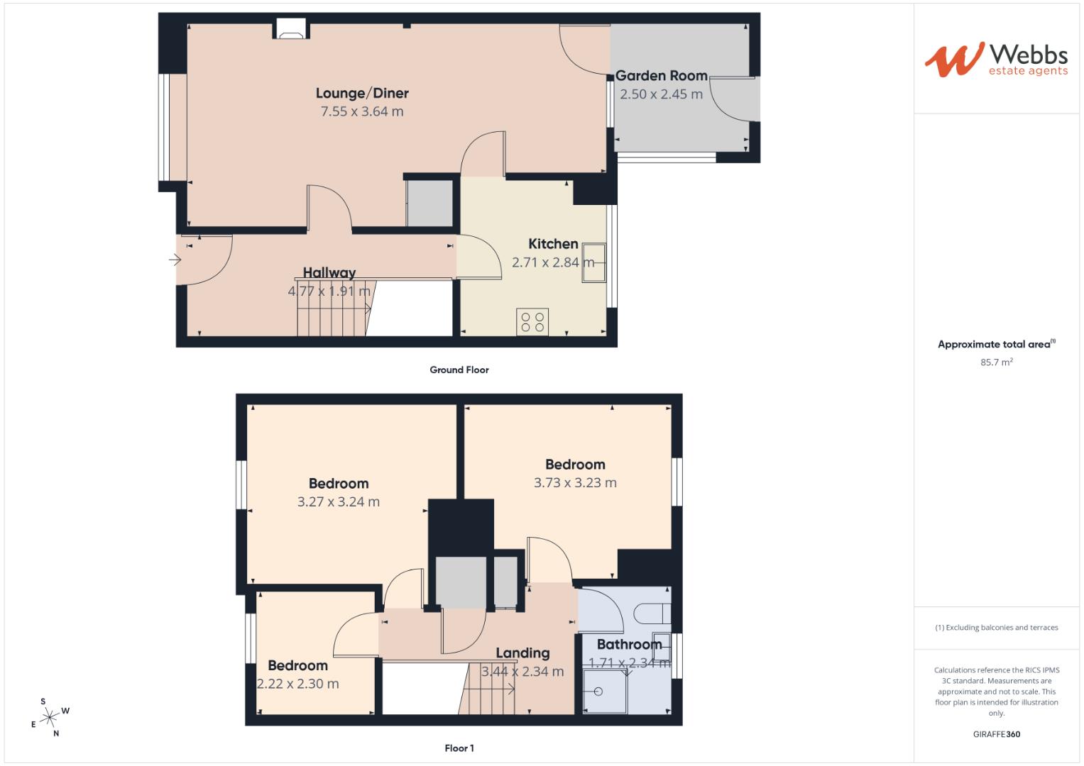 67, Field Road, Walsall floorplan