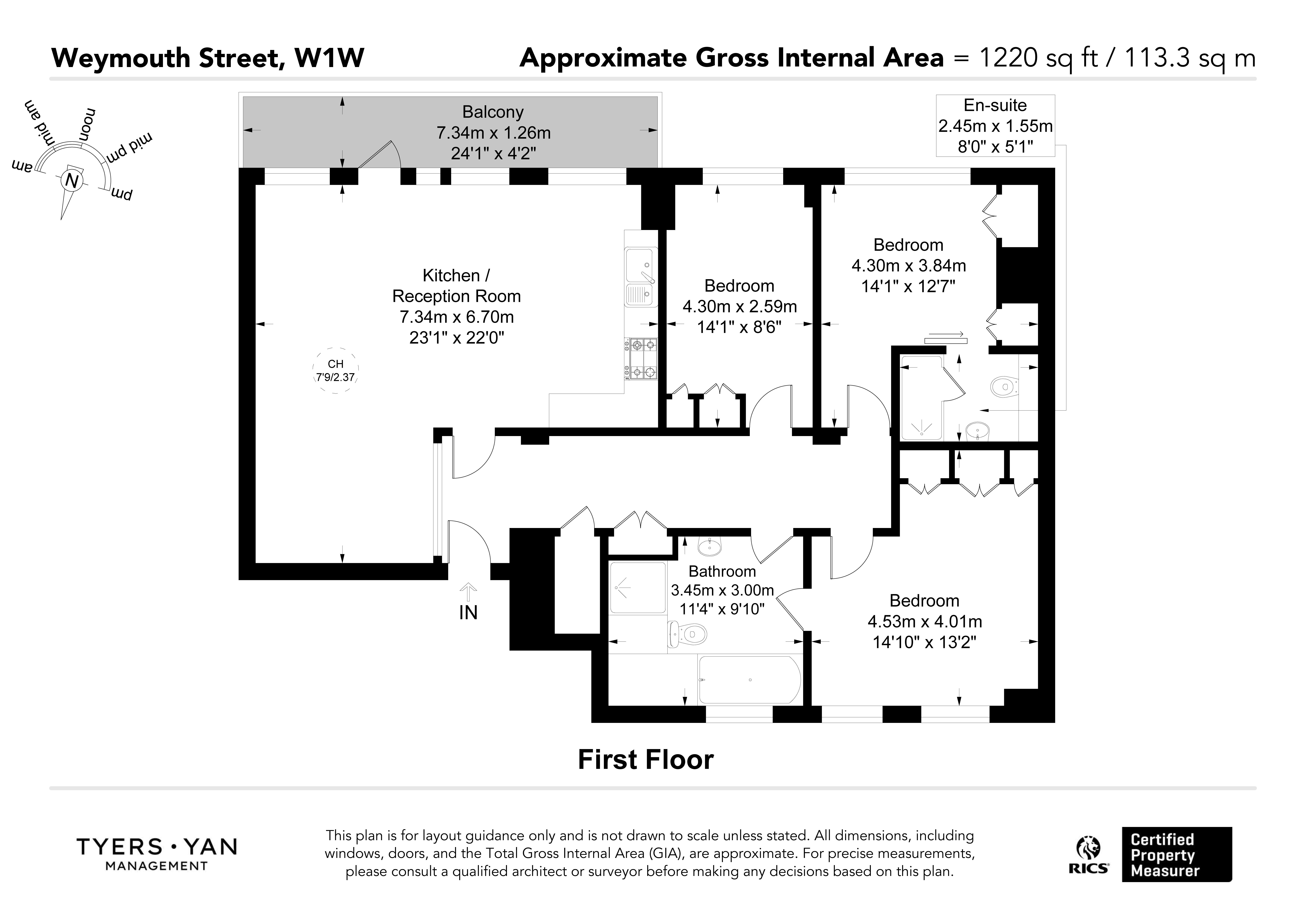 10 Weymouth Street, London, W1W floorplan