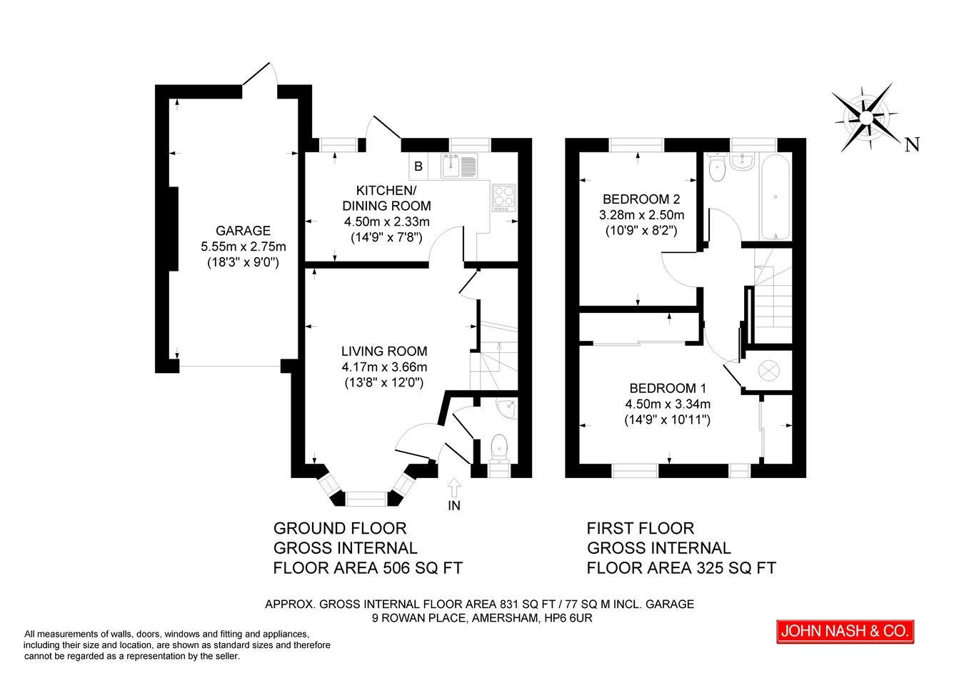 9, Rowan Place, Amersham floorplan