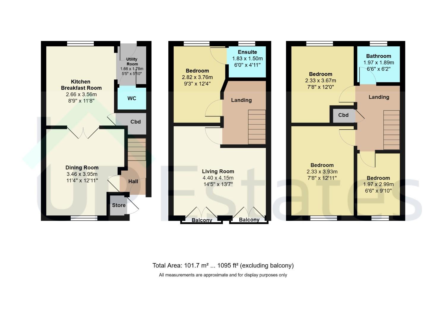 26, Carroll Crescent, Coventry floorplan
