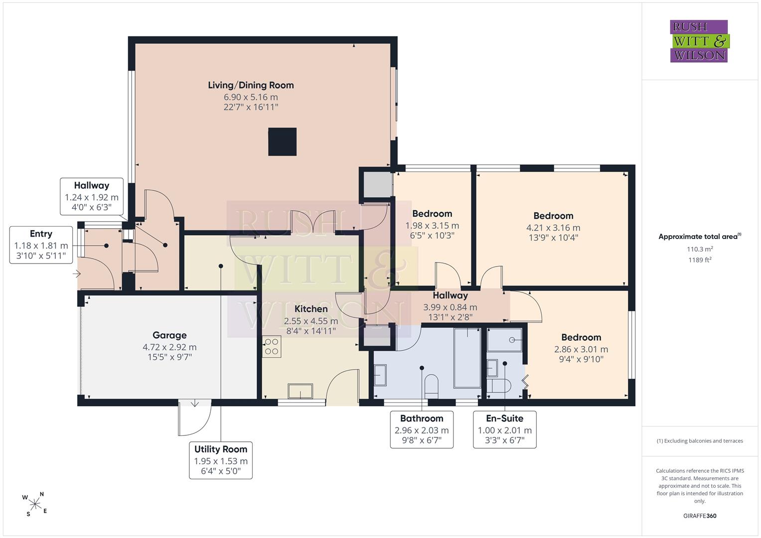 2, Smugglers Way Fairlight, Hastings floorplan