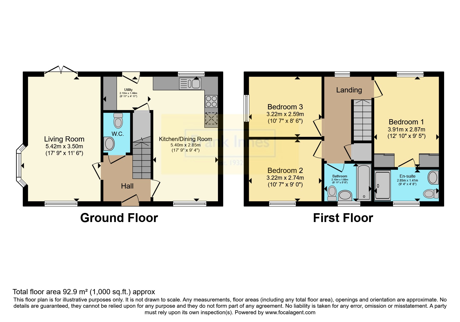 1, Fairfields, Burton-on-Trent floorplan