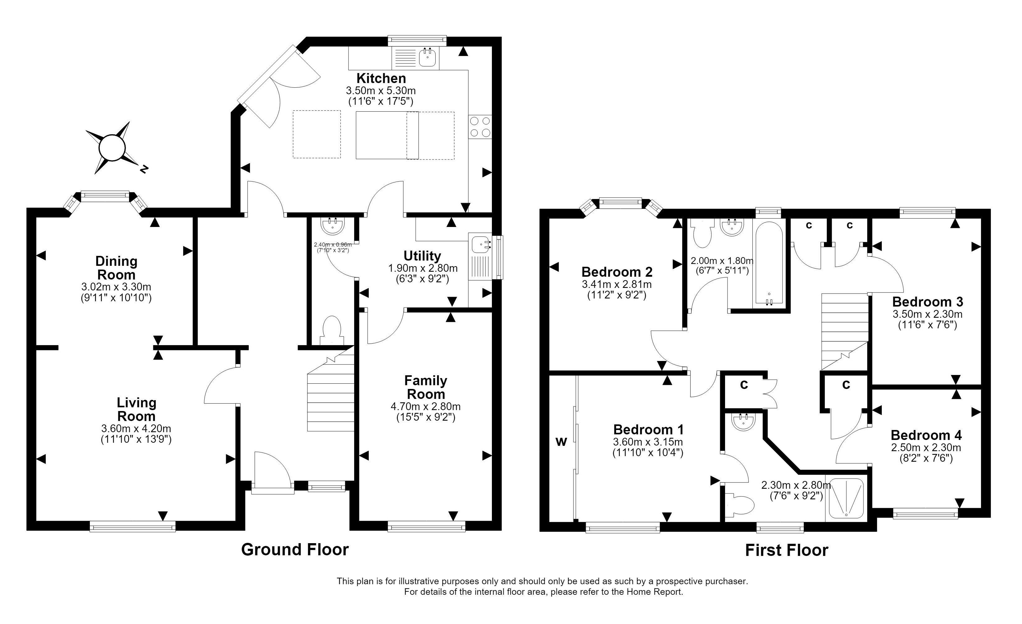 39, Craigmount Grove North, Corstorphine, Edinburgh floorplan