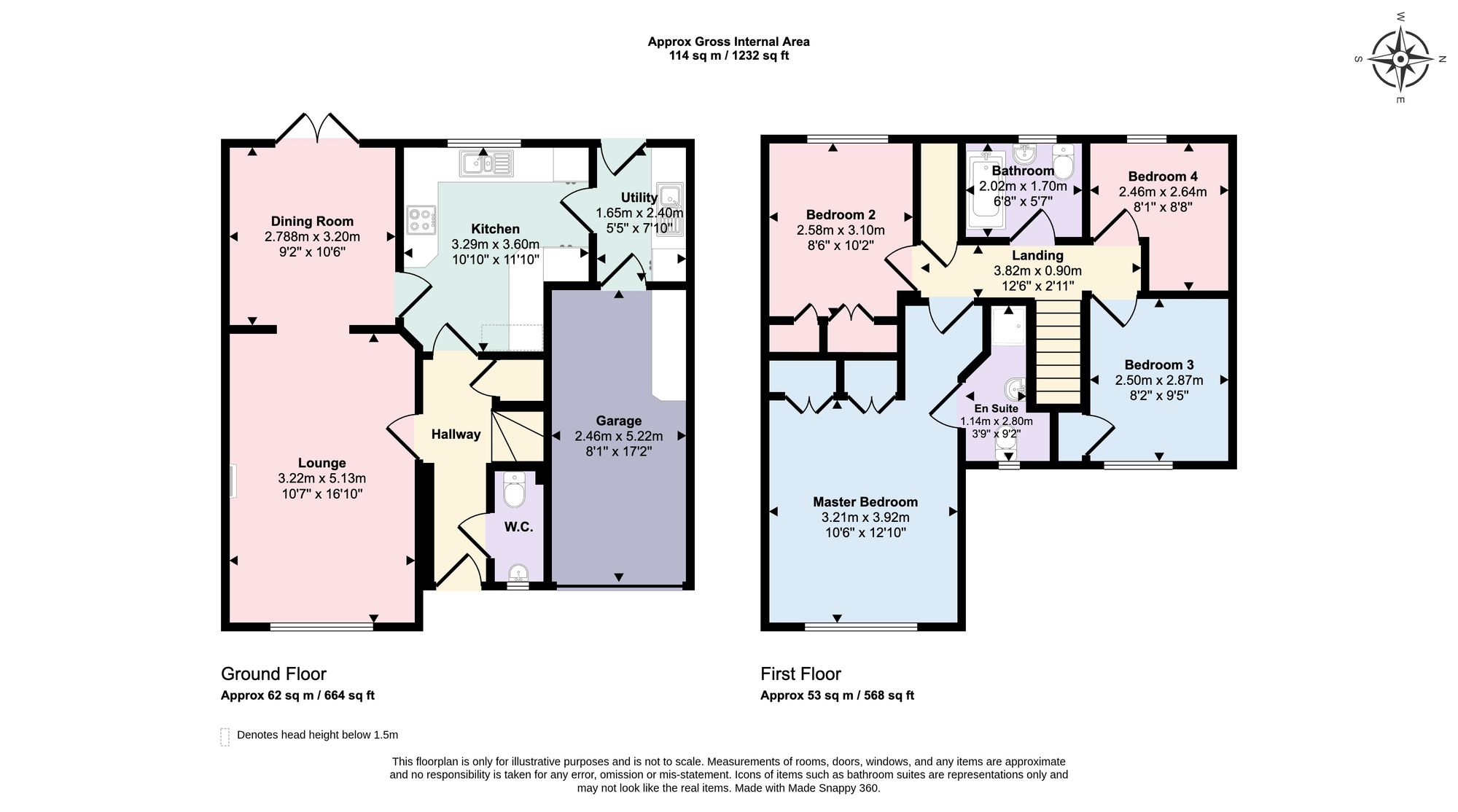 43 Kiln Garth, Leicester floorplan
