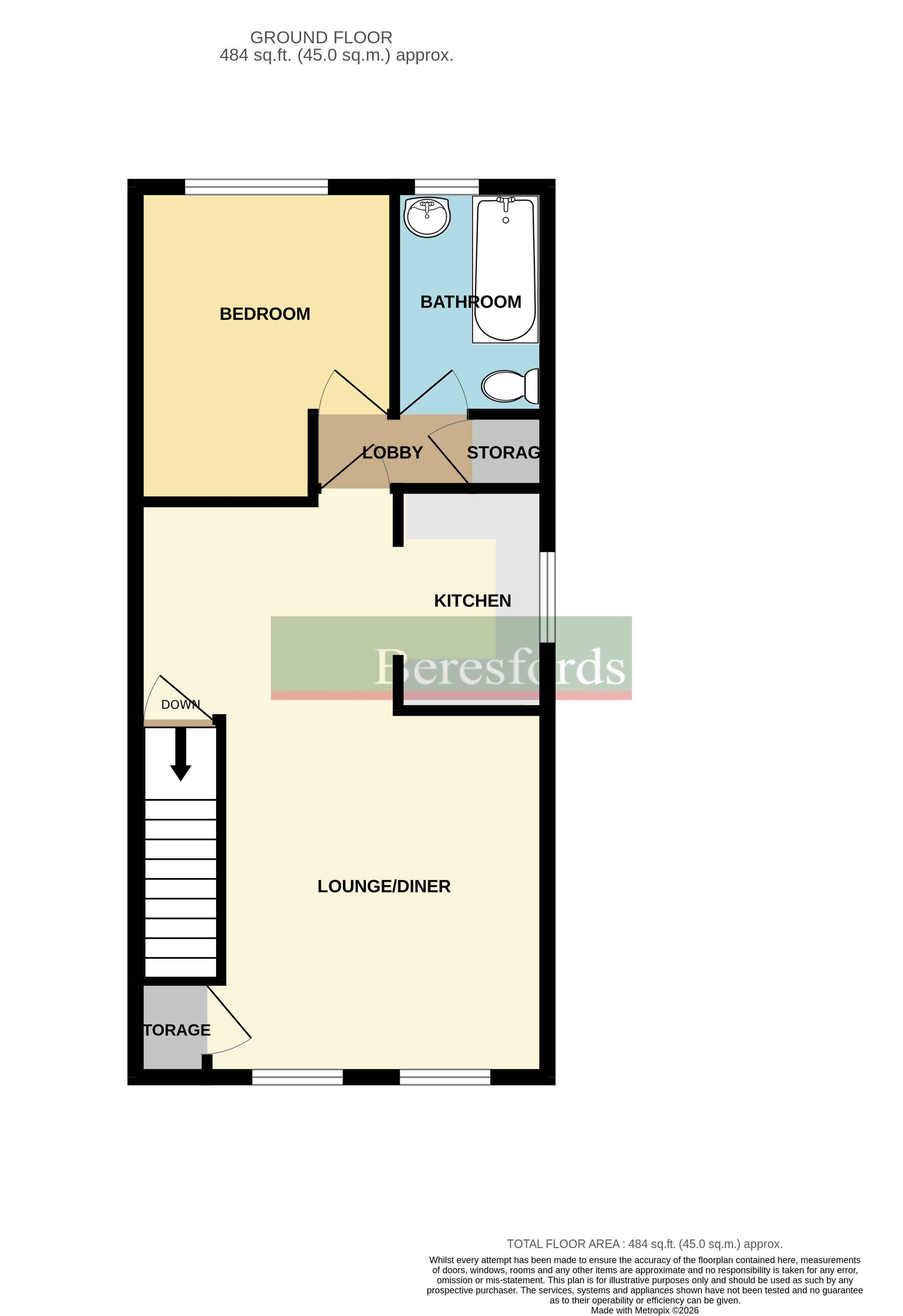 64, Sarre Avenue, Hornchurch floorplan