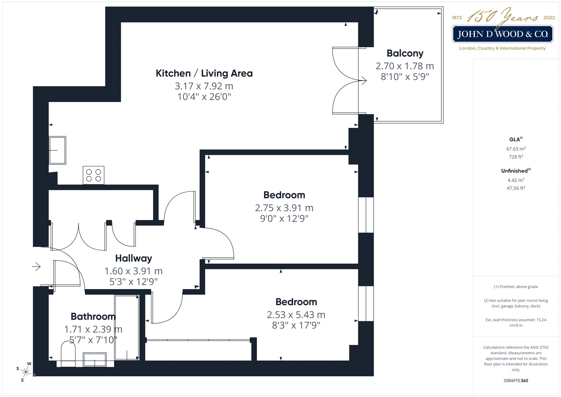 112, Wingate Square, London floorplan