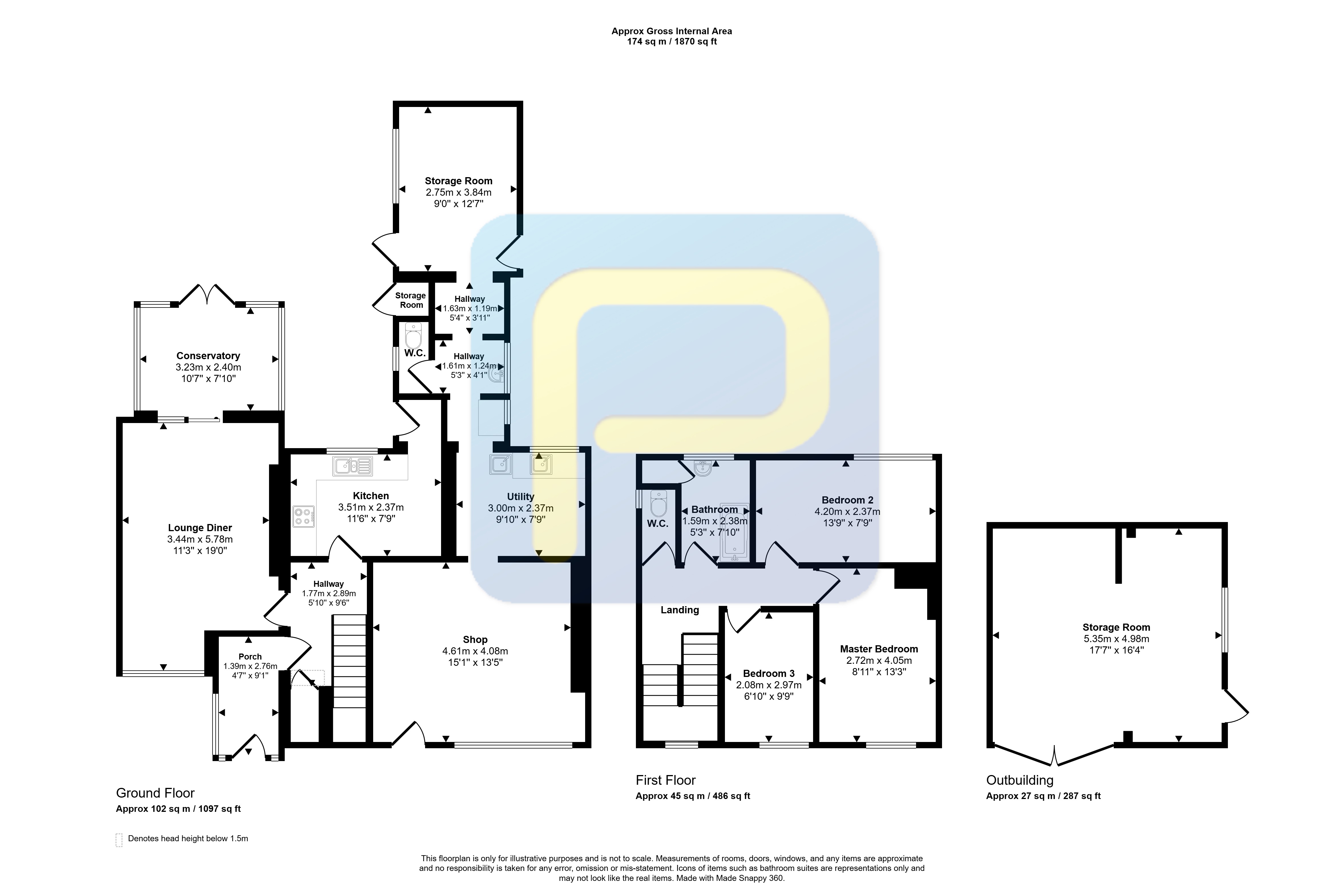 22 & 22a, Victoria Crescent, Alnwick floorplan