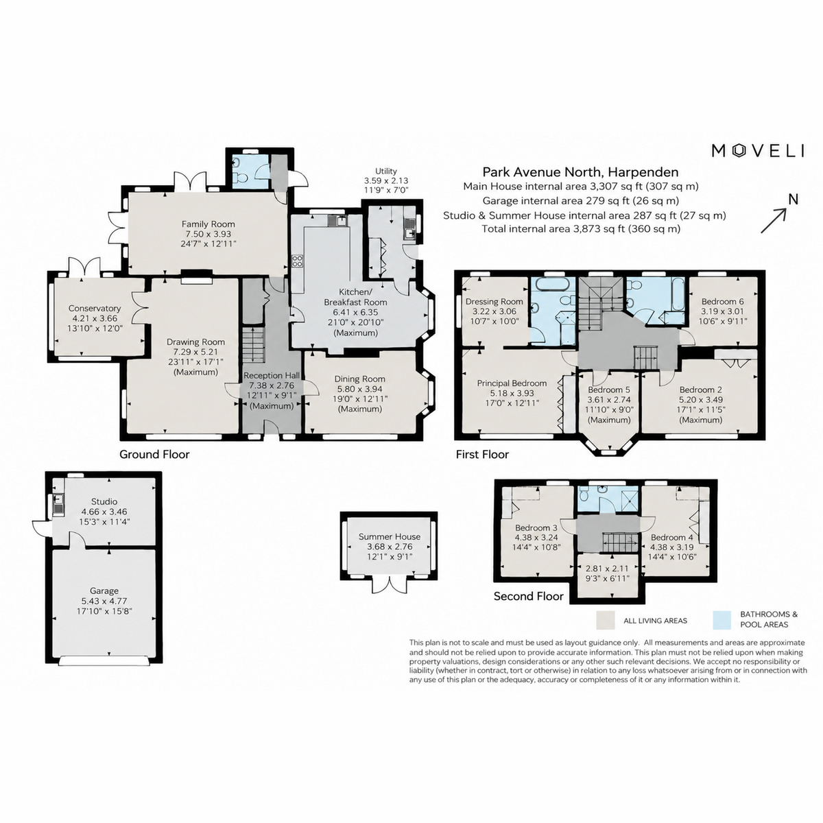 57, Park Avenue North, Harpenden floorplan