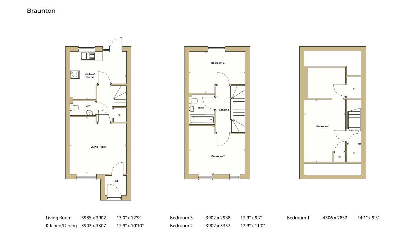 Marketing Suite, Hawthorn Park, Cholstrey Road, Leominster floorplan