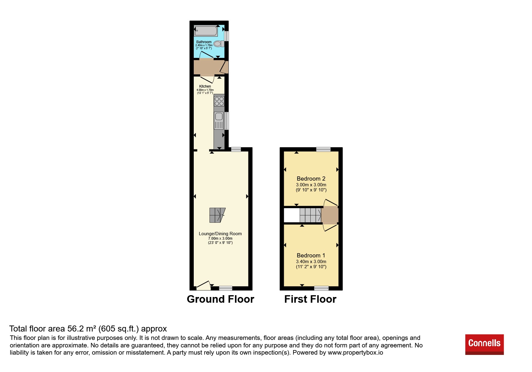 194, High Town Road, Luton floorplan