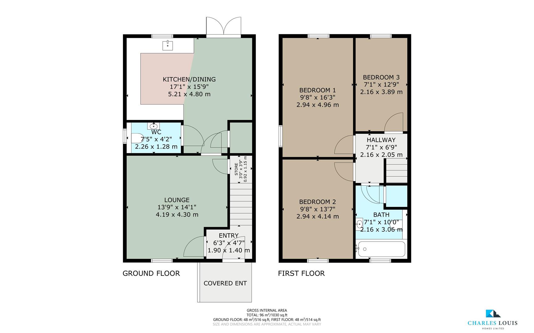 Plot, 68, Hallstead Meadows, Buxton floorplan