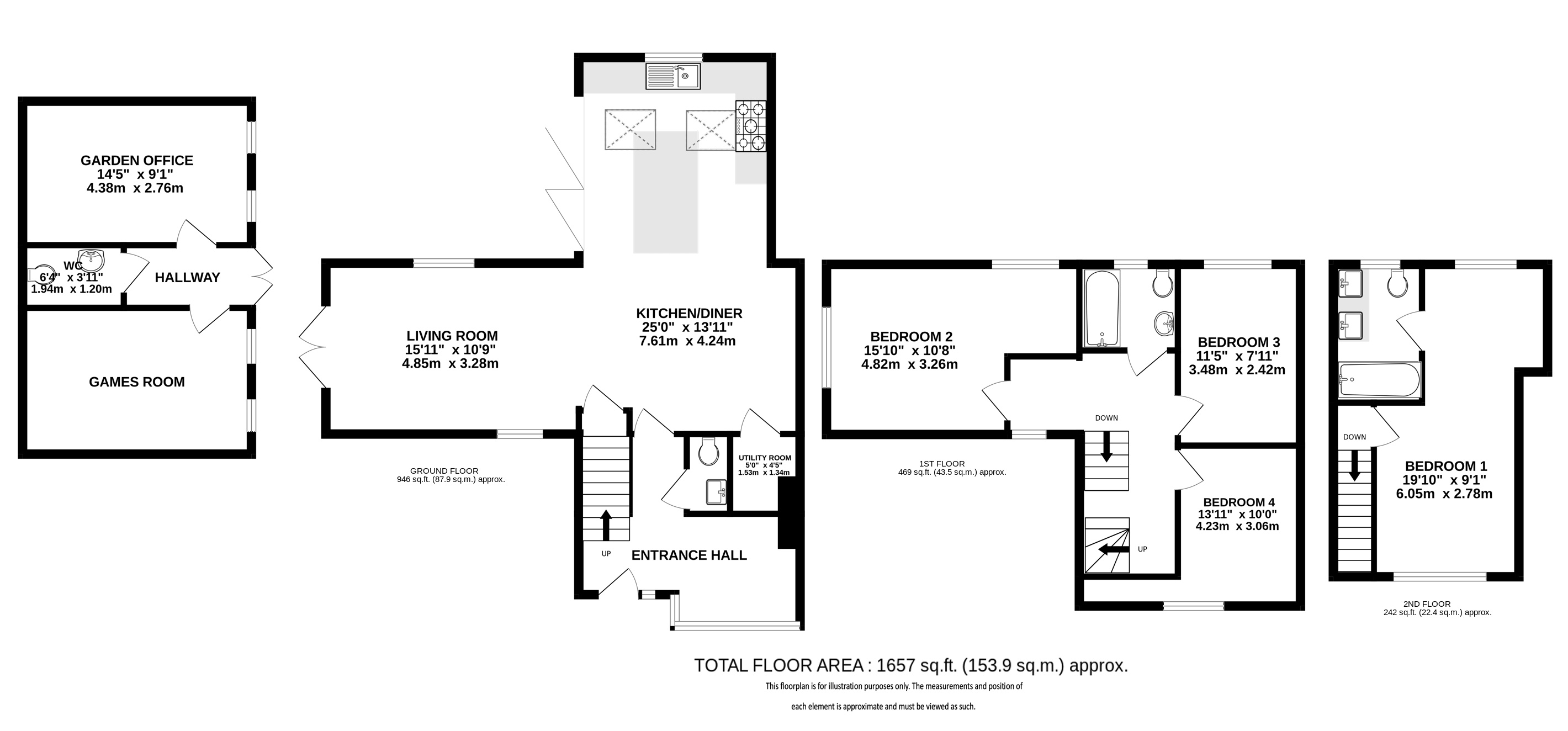 16, Glemsford Drive, Hertfordshire floorplan