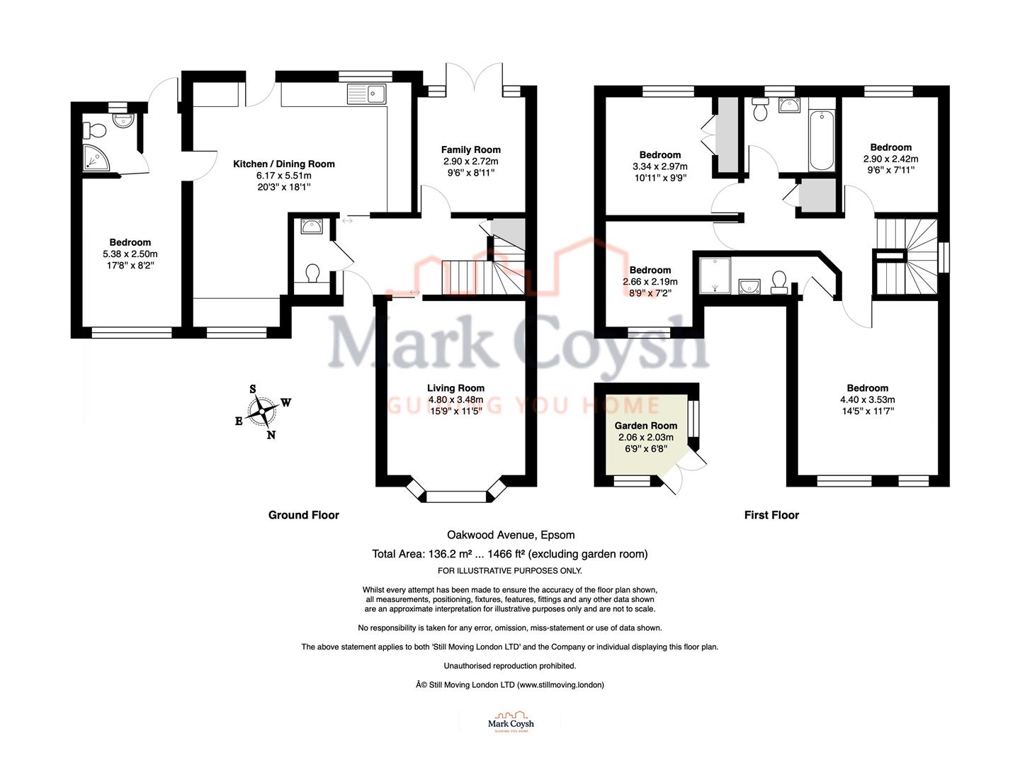 9, Oakwood Avenue, Epsom floorplan